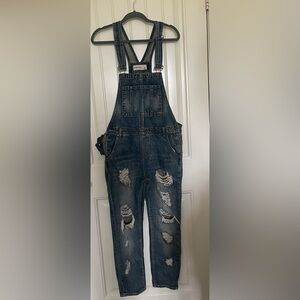 Pistola Distressed Bibb Overalls